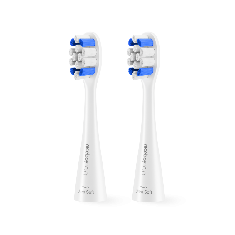 Nadomestni Niceboy ION Sonic Kids Ultrasoft white 2 kosa